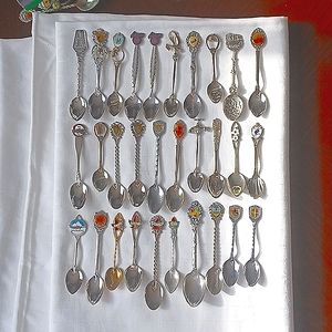 Canadiana Memorabilia Vintage Collector Spoons- Set of 31